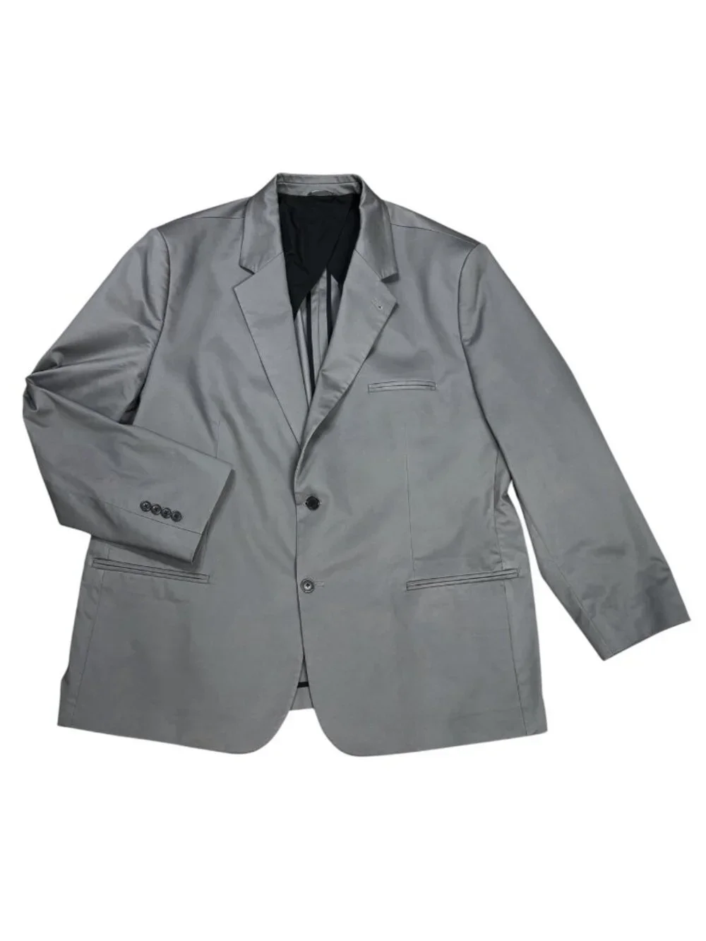 Oak Hill Fit Gray Twill Performance Big Tall Blazer Sport Coat